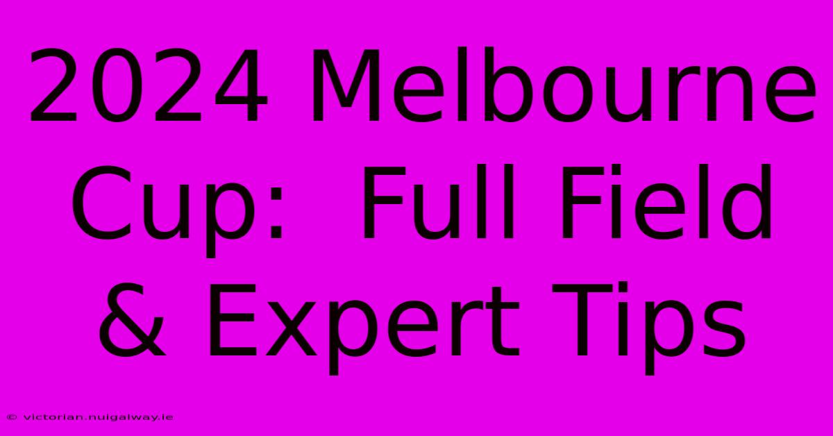 2024 Melbourne Cup:  Full Field & Expert Tips 