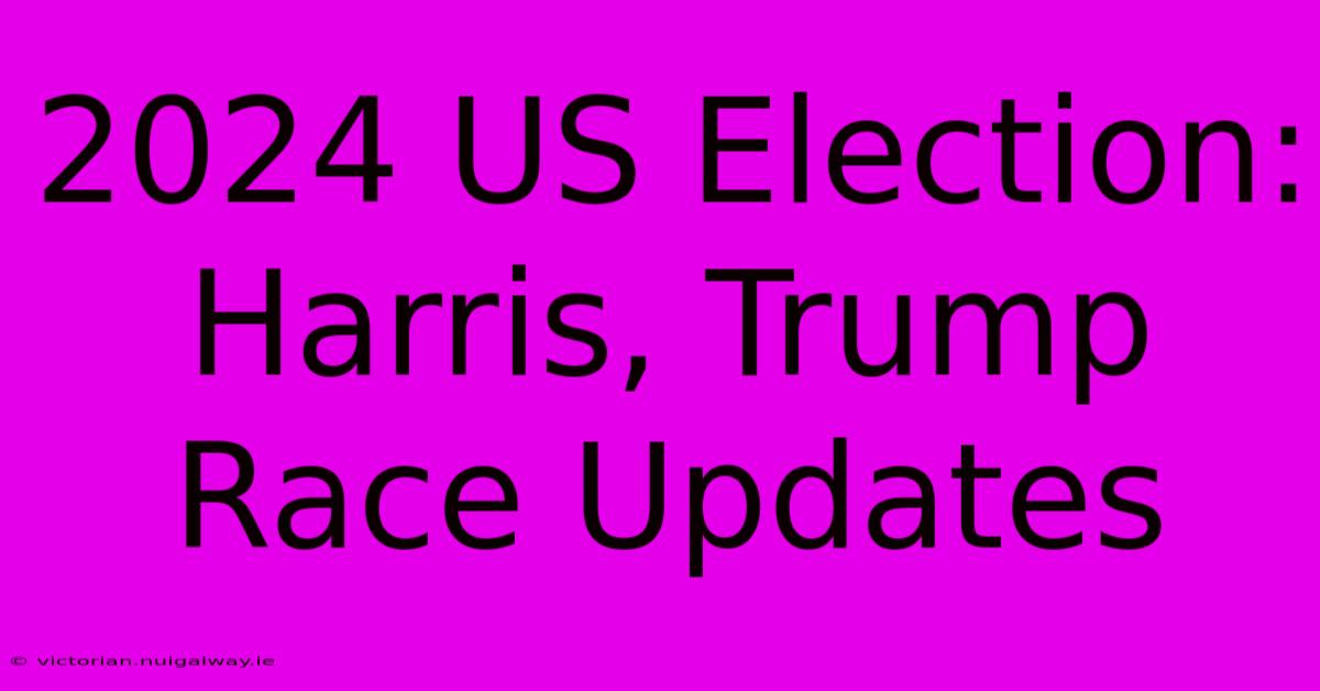 2024 US Election: Harris, Trump Race Updates