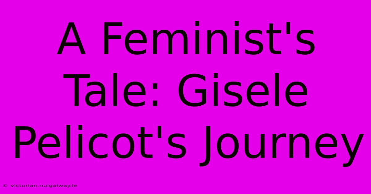 A Feminist's Tale: Gisele Pelicot's Journey