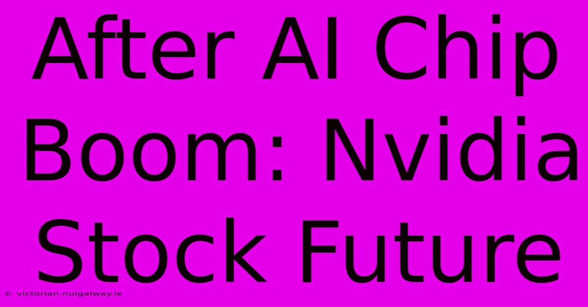 After AI Chip Boom: Nvidia Stock Future