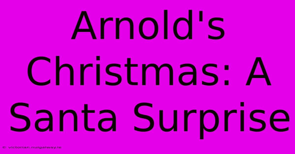 Arnold's Christmas: A Santa Surprise