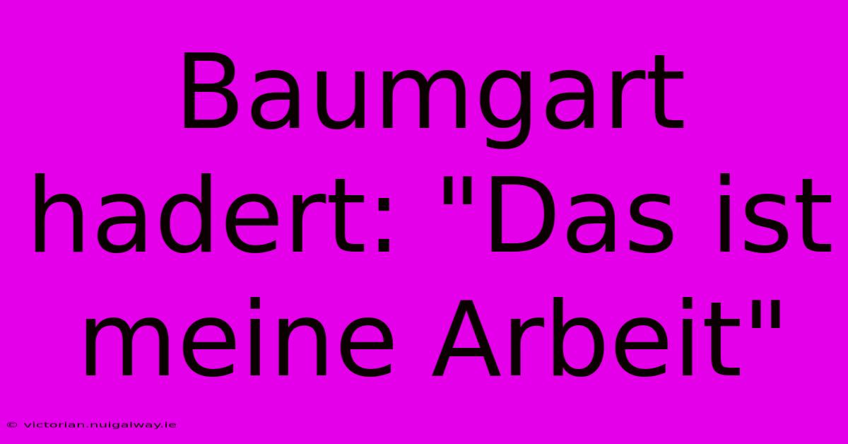 Baumgart Hadert: 