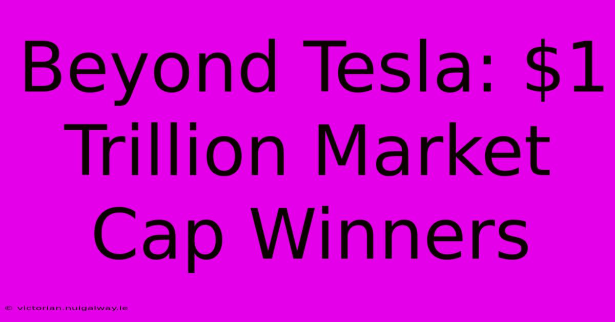 Beyond Tesla: $1 Trillion Market Cap Winners