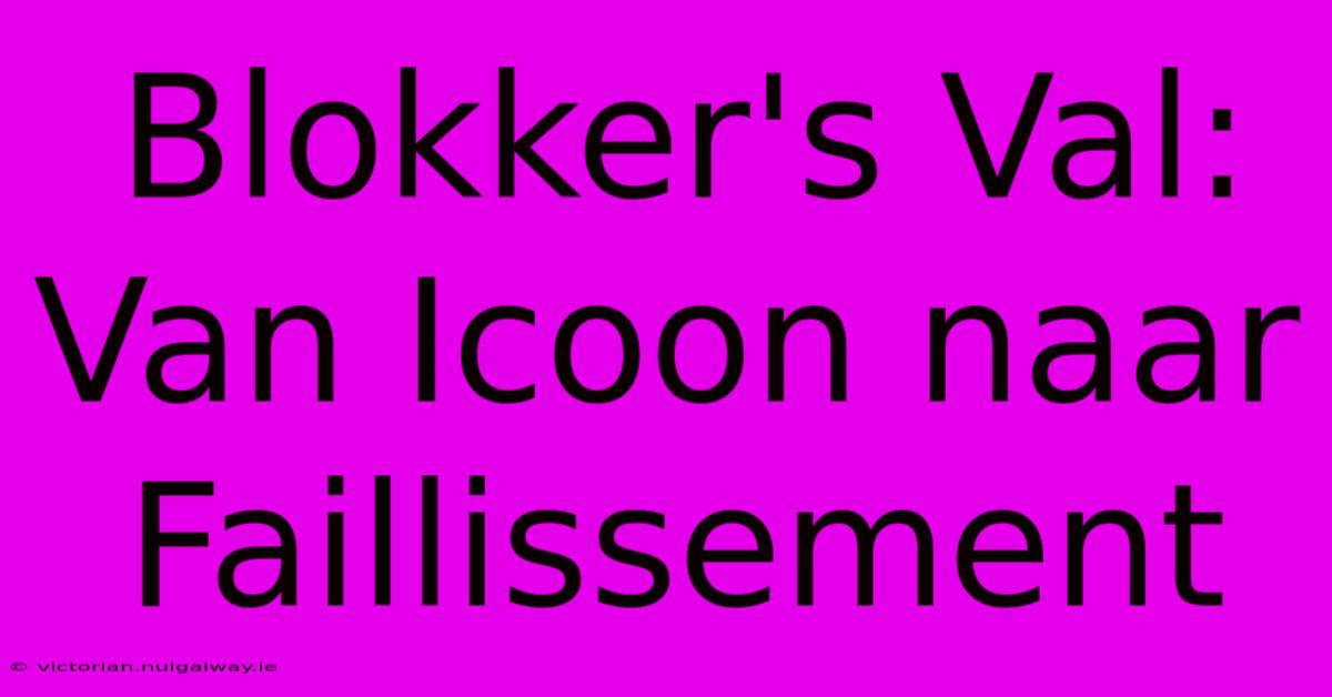 Blokker's Val: Van Icoon Naar Faillissement