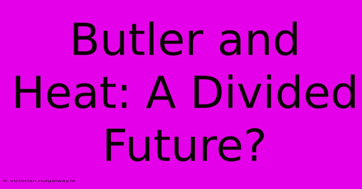 Butler And Heat: A Divided Future?