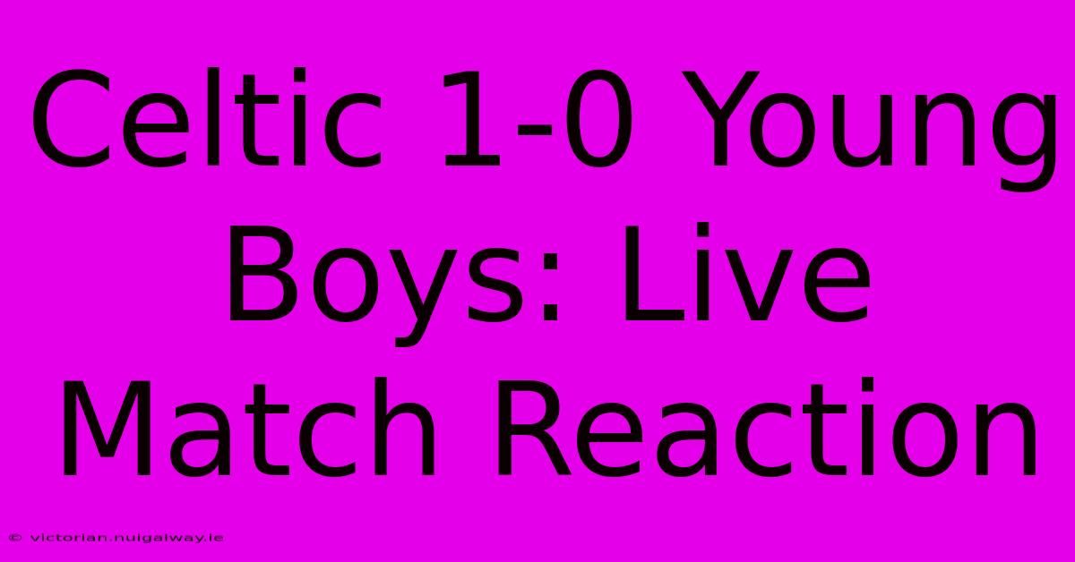 Celtic 1-0 Young Boys: Live Match Reaction