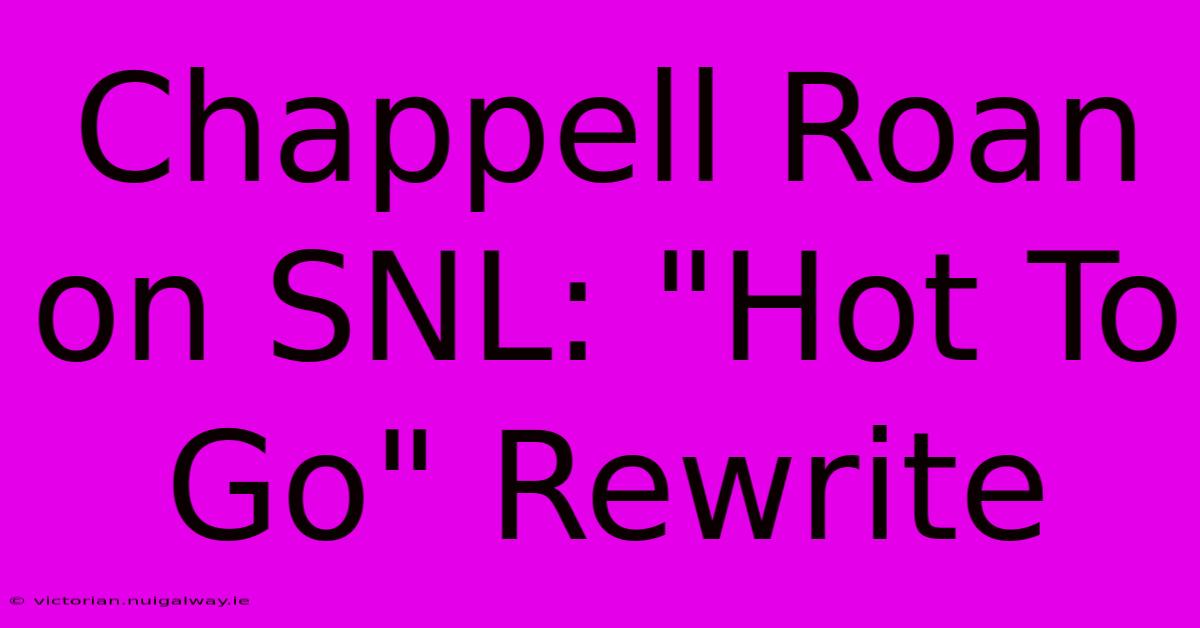 Chappell Roan On SNL: 