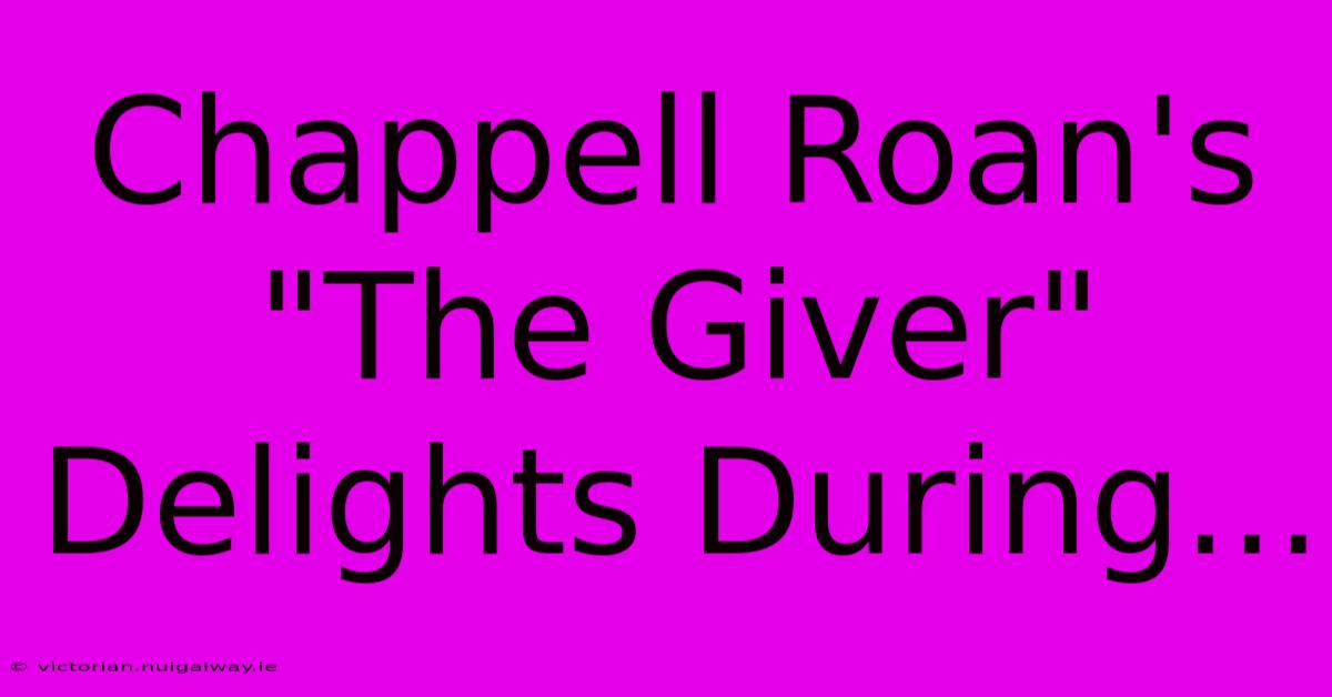 Chappell Roan's 