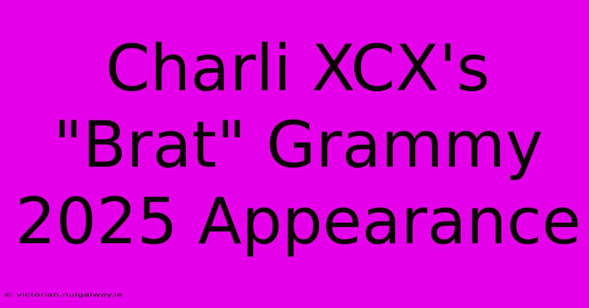 Charli XCX's 