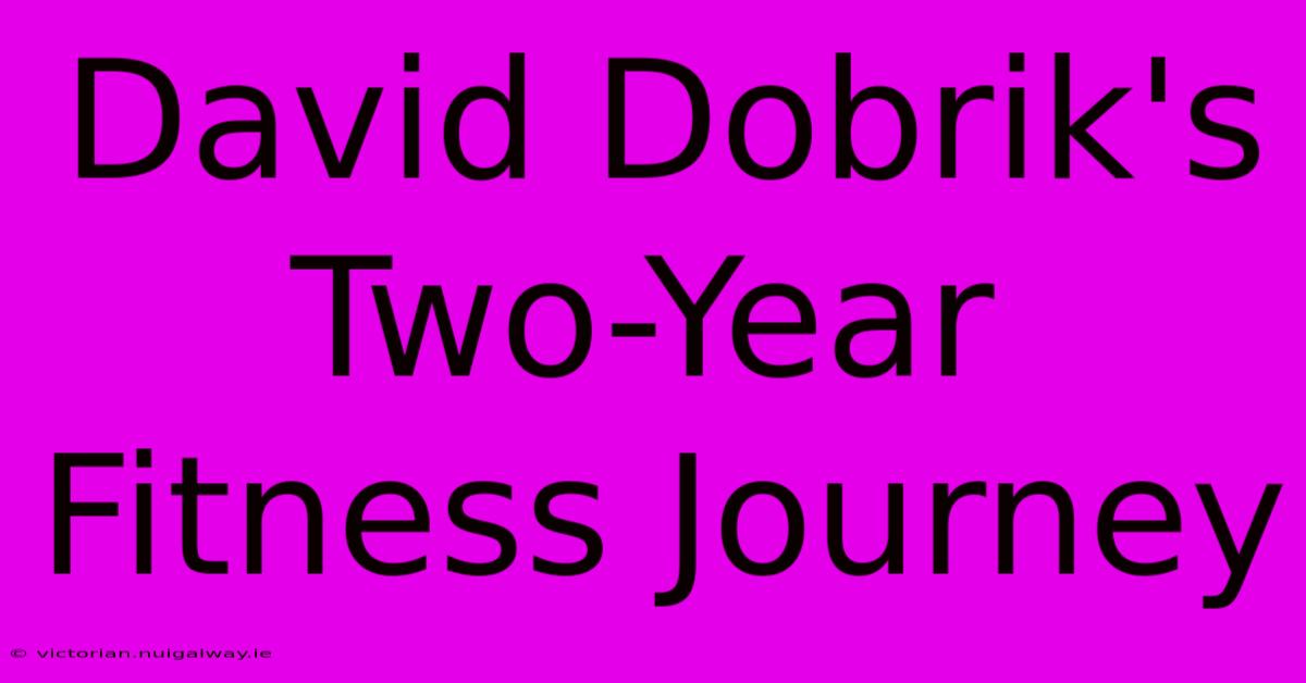 David Dobrik's Two-Year Fitness Journey