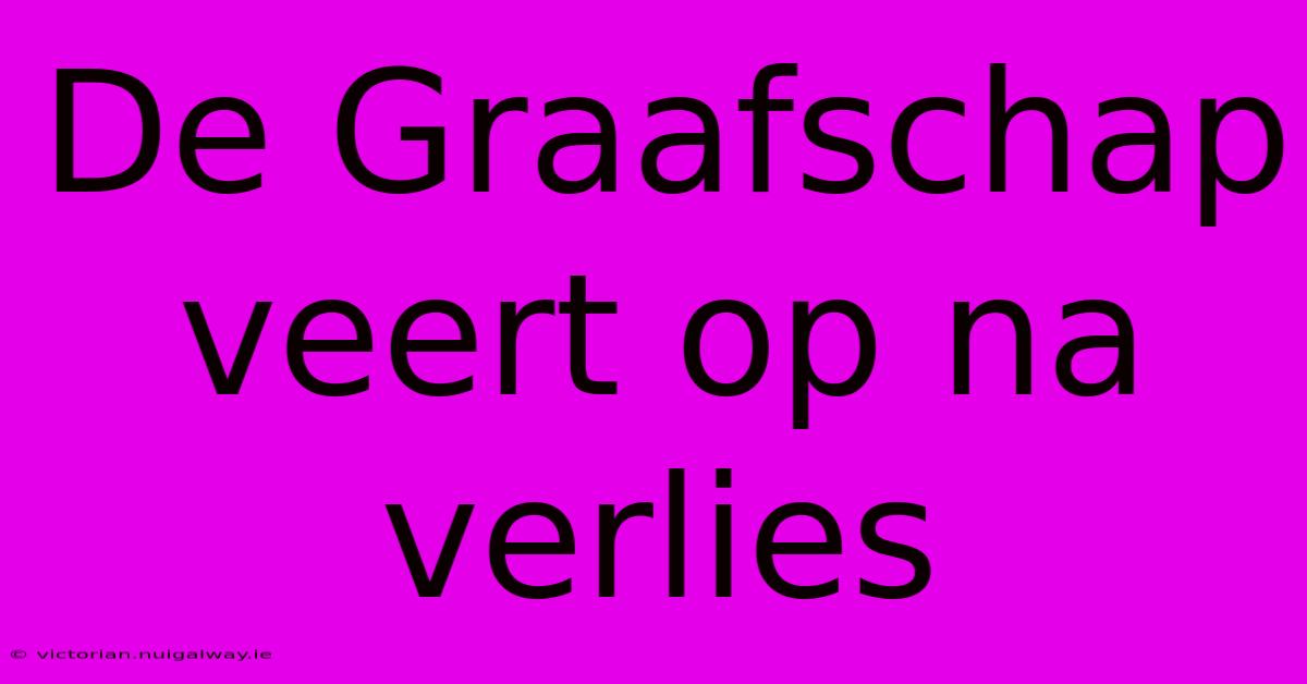 De Graafschap Veert Op Na Verlies