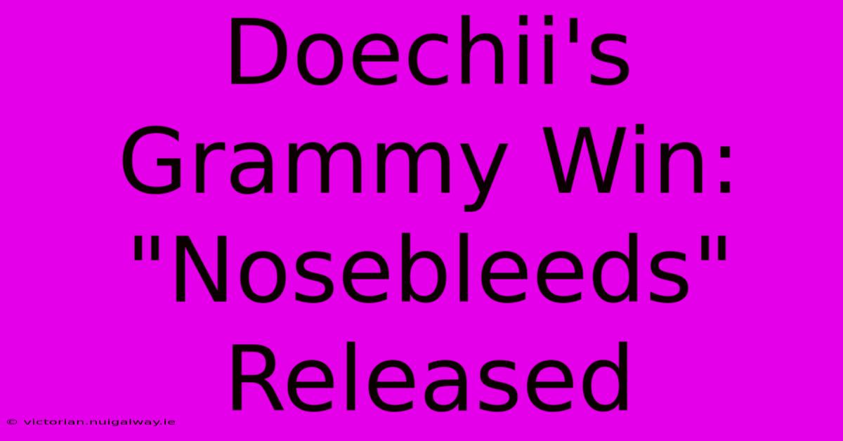 Doechii's Grammy Win: 