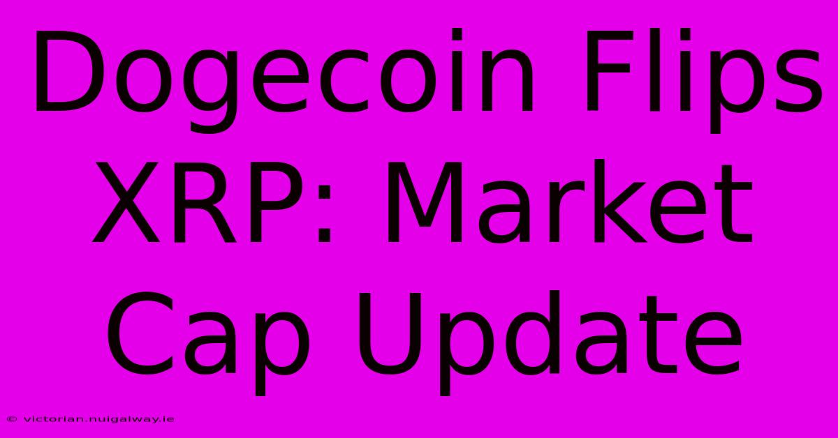 Dogecoin Flips XRP: Market Cap Update