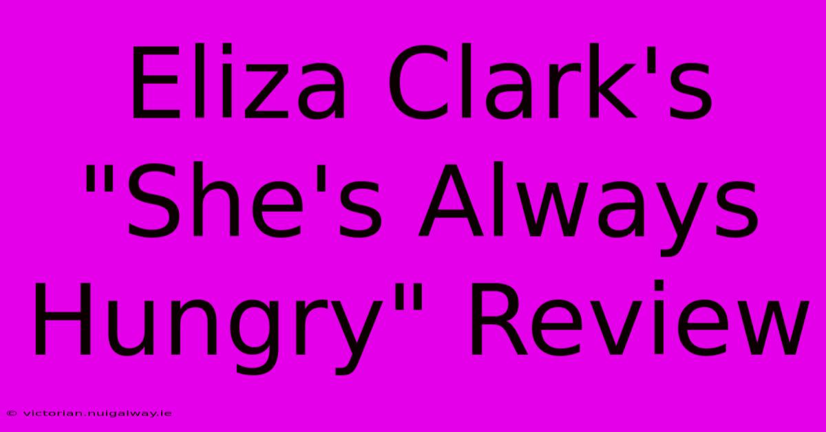 Eliza Clark's 