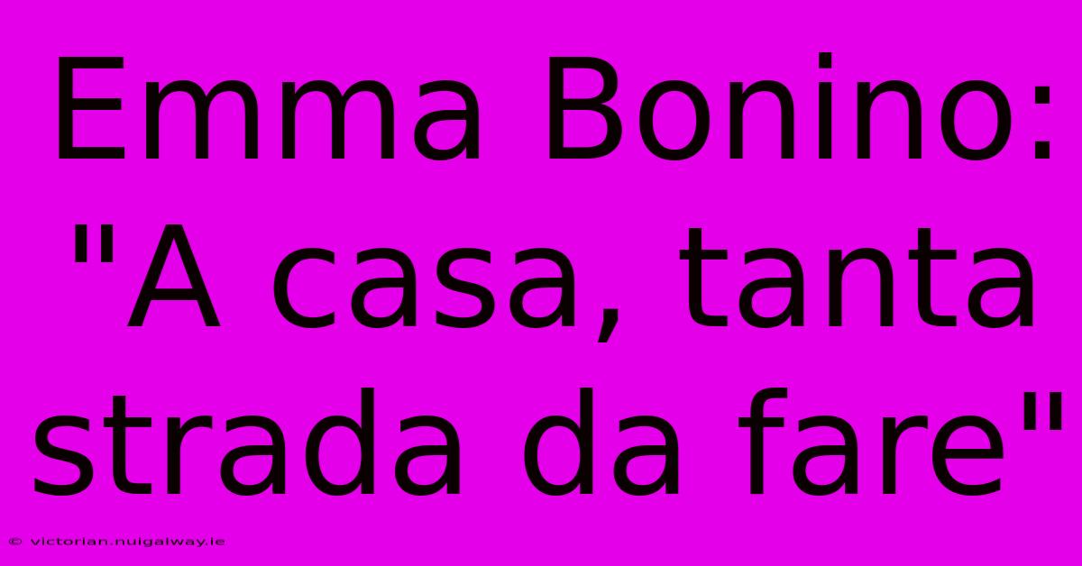 Emma Bonino: 