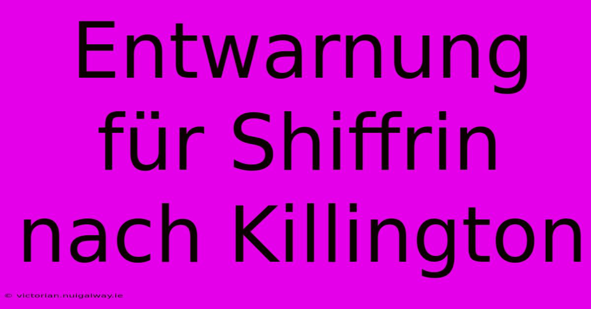 Entwarnung Für Shiffrin Nach Killington