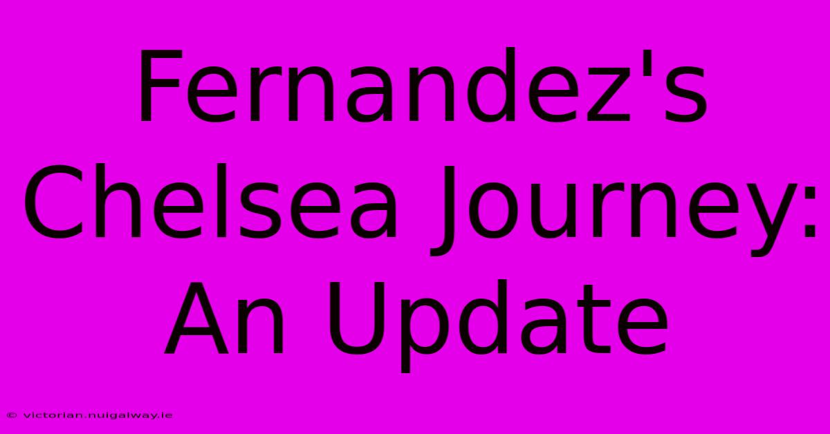 Fernandez's Chelsea Journey: An Update