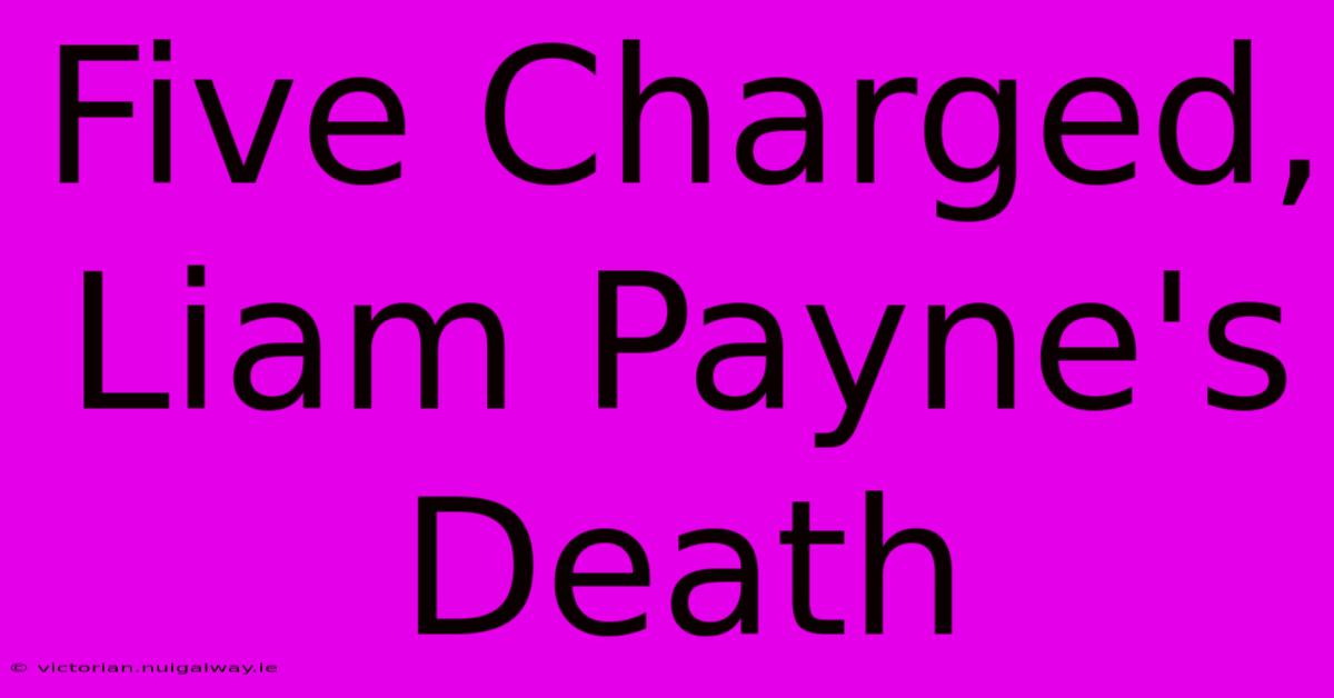 Five Charged, Liam Payne's Death