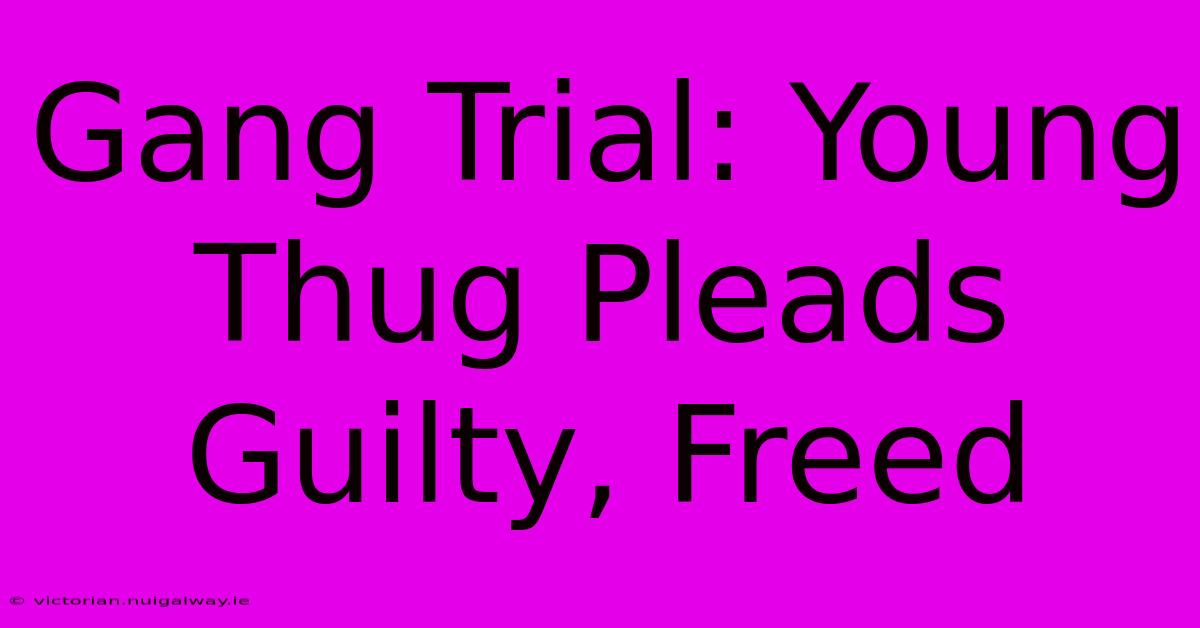 Gang Trial: Young Thug Pleads Guilty, Freed