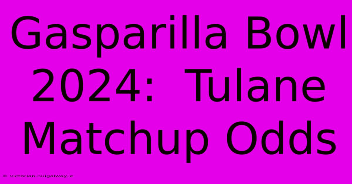 Gasparilla Bowl 2024:  Tulane Matchup Odds