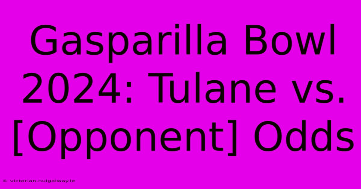 Gasparilla Bowl 2024: Tulane Vs. [Opponent] Odds