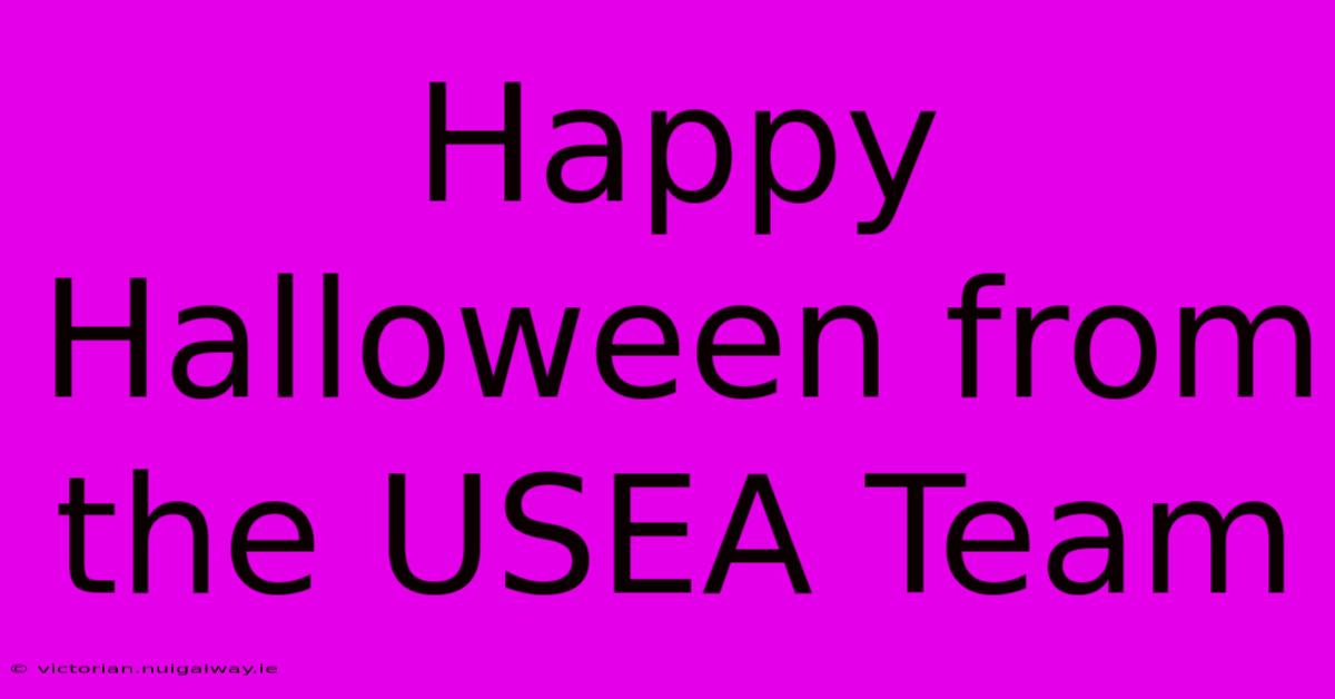 Happy Halloween From The USEA Team