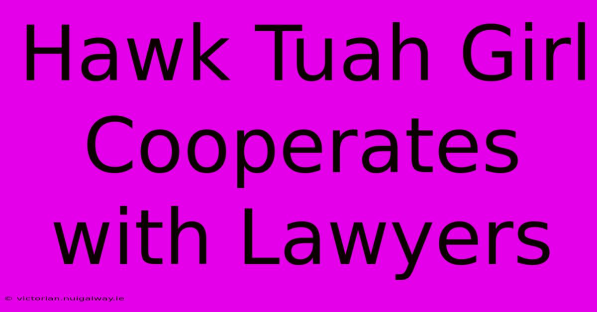 Hawk Tuah Girl Cooperates With Lawyers