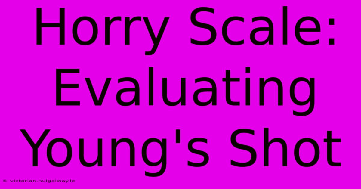 Horry Scale: Evaluating Young's Shot