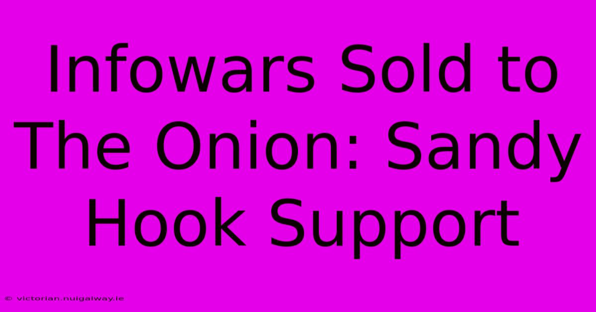 Infowars Sold To The Onion: Sandy Hook Support 