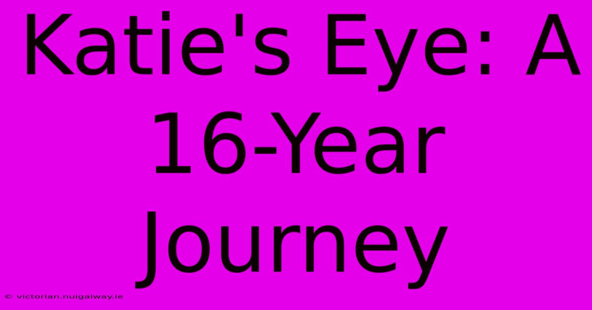 Katie's Eye: A 16-Year Journey