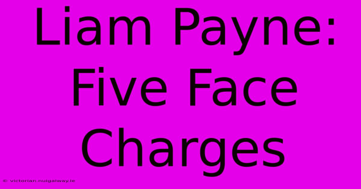 Liam Payne: Five Face Charges