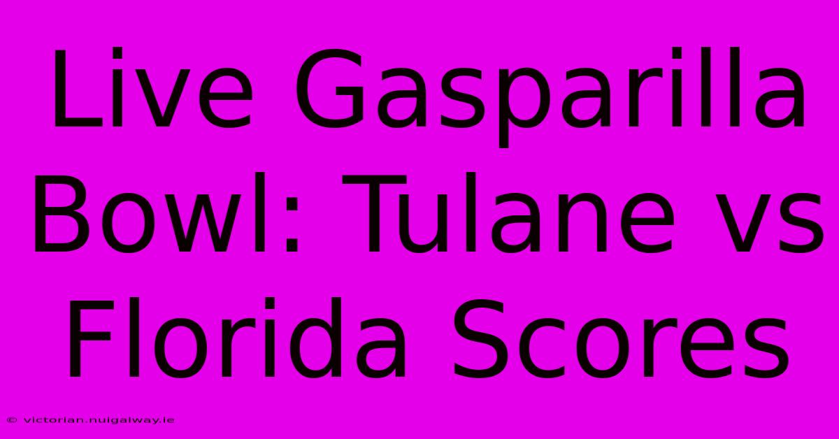 Live Gasparilla Bowl: Tulane Vs Florida Scores