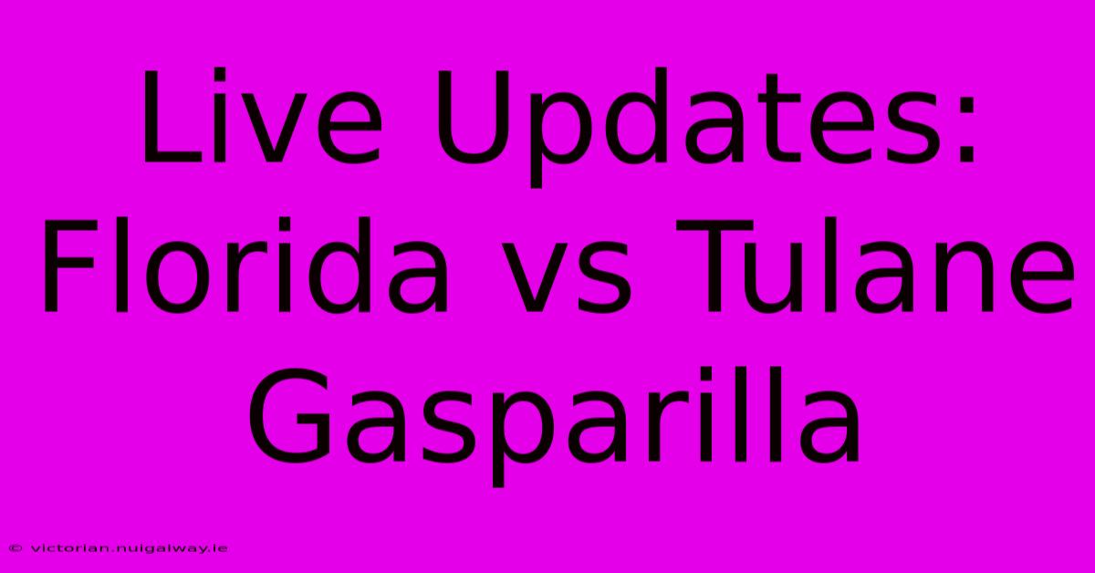 Live Updates: Florida Vs Tulane Gasparilla