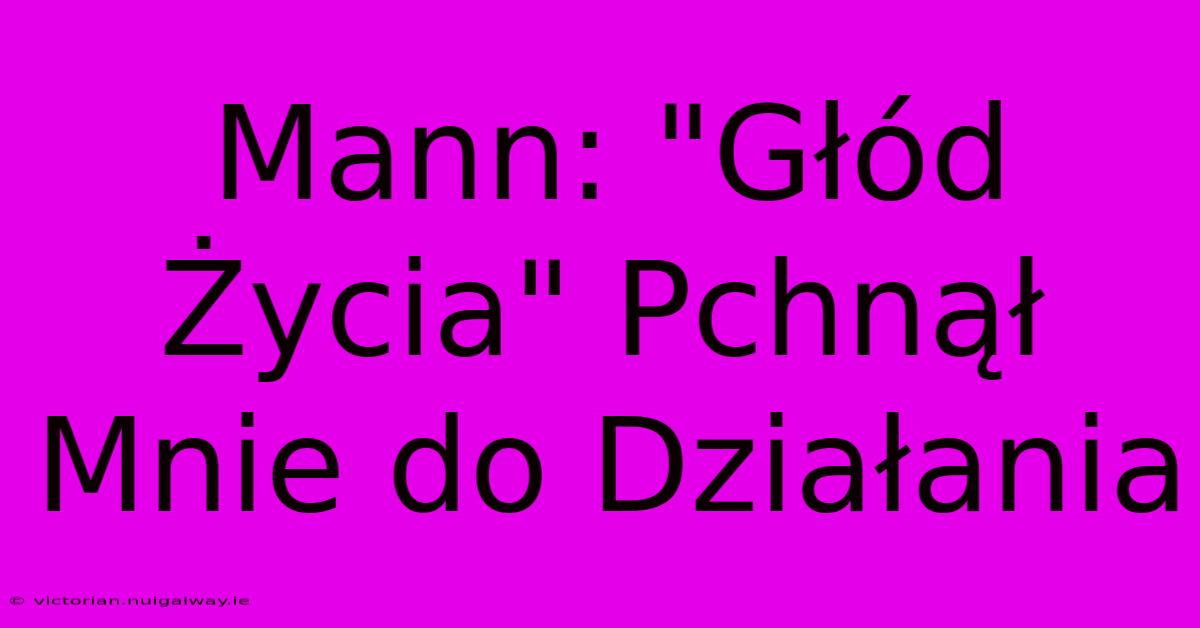 Mann: 