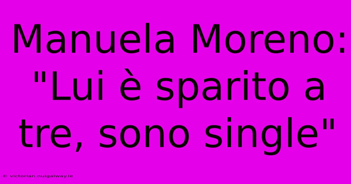 Manuela Moreno: 