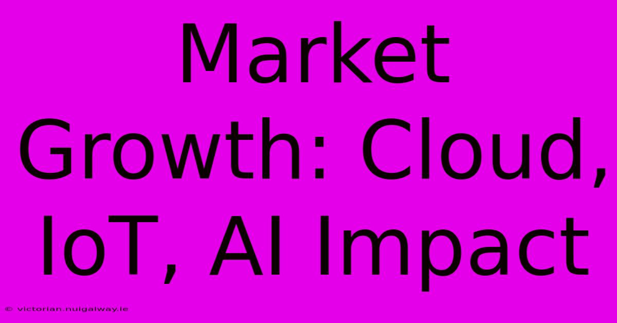 Market Growth: Cloud, IoT, AI Impact