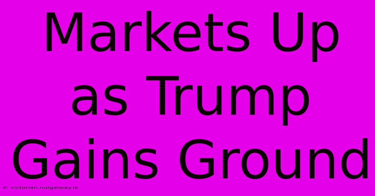 Markets Up As Trump Gains Ground 