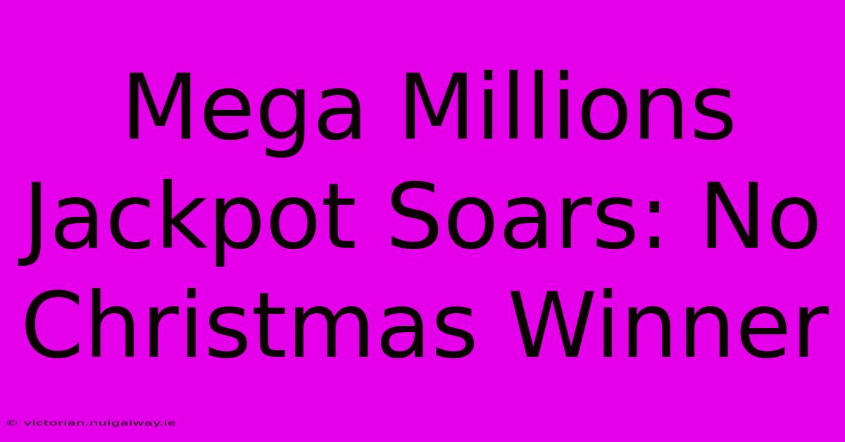 Mega Millions Jackpot Soars: No Christmas Winner