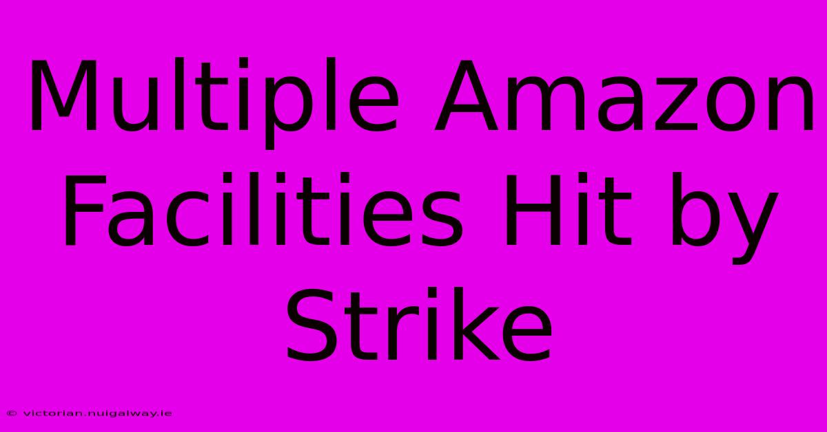 Multiple Amazon Facilities Hit By Strike