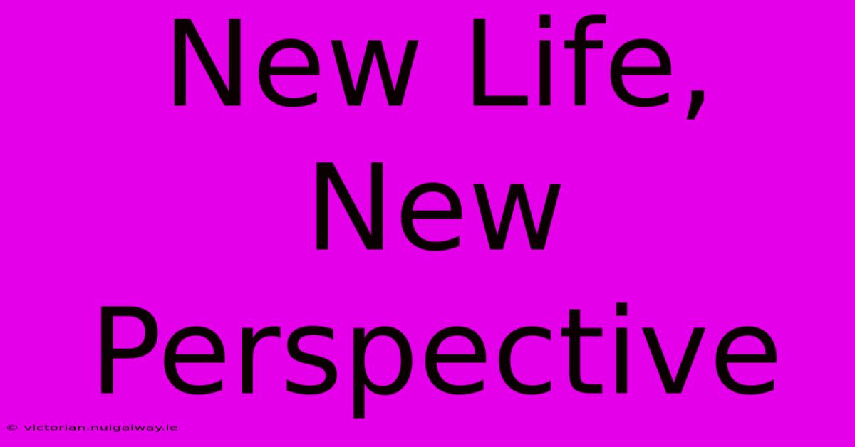 New Life, New Perspective