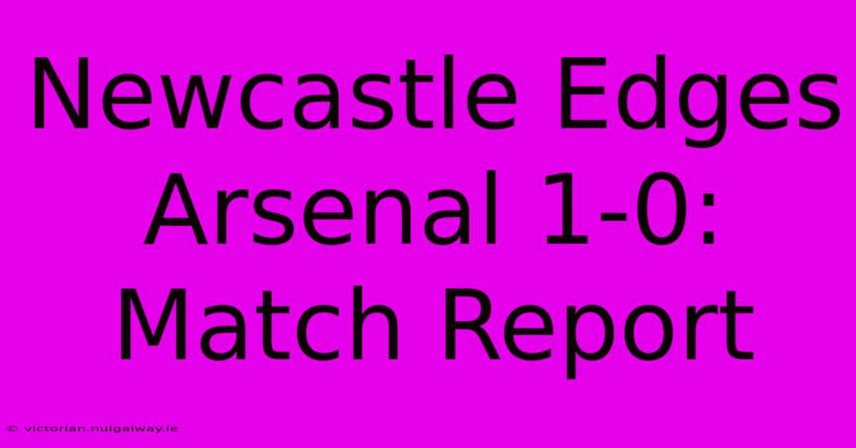 Newcastle Edges Arsenal 1-0: Match Report