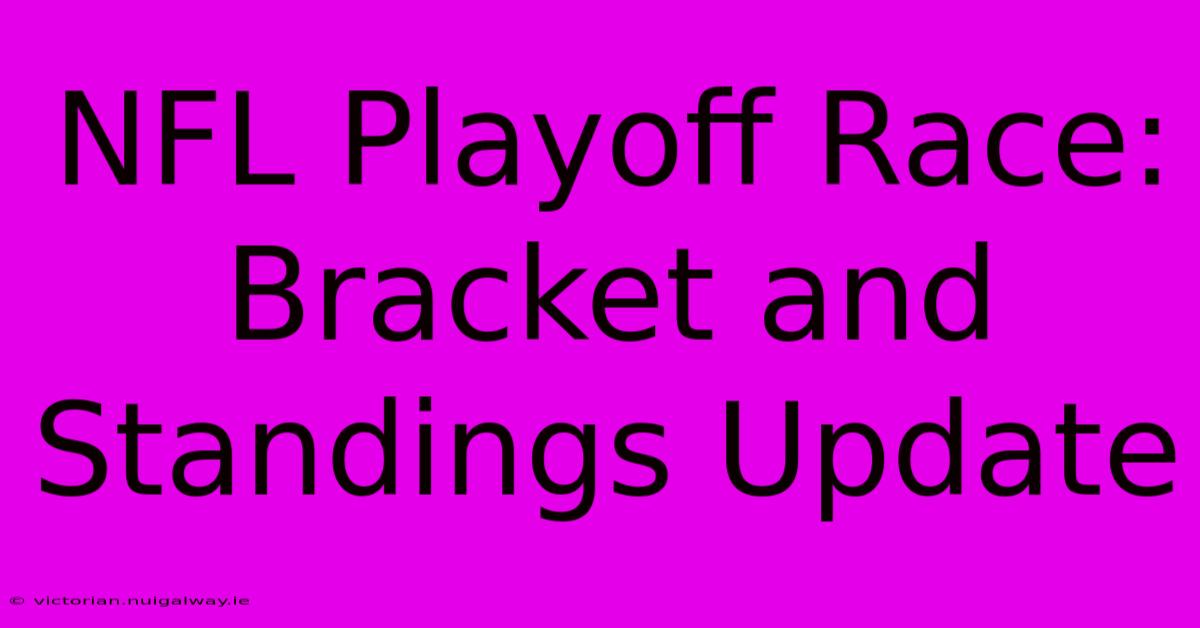 NFL Playoff Race:  Bracket And Standings Update