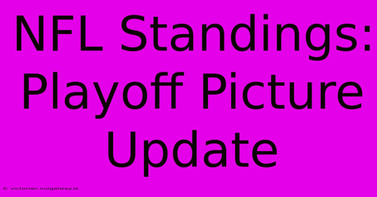 NFL Standings: Playoff Picture Update