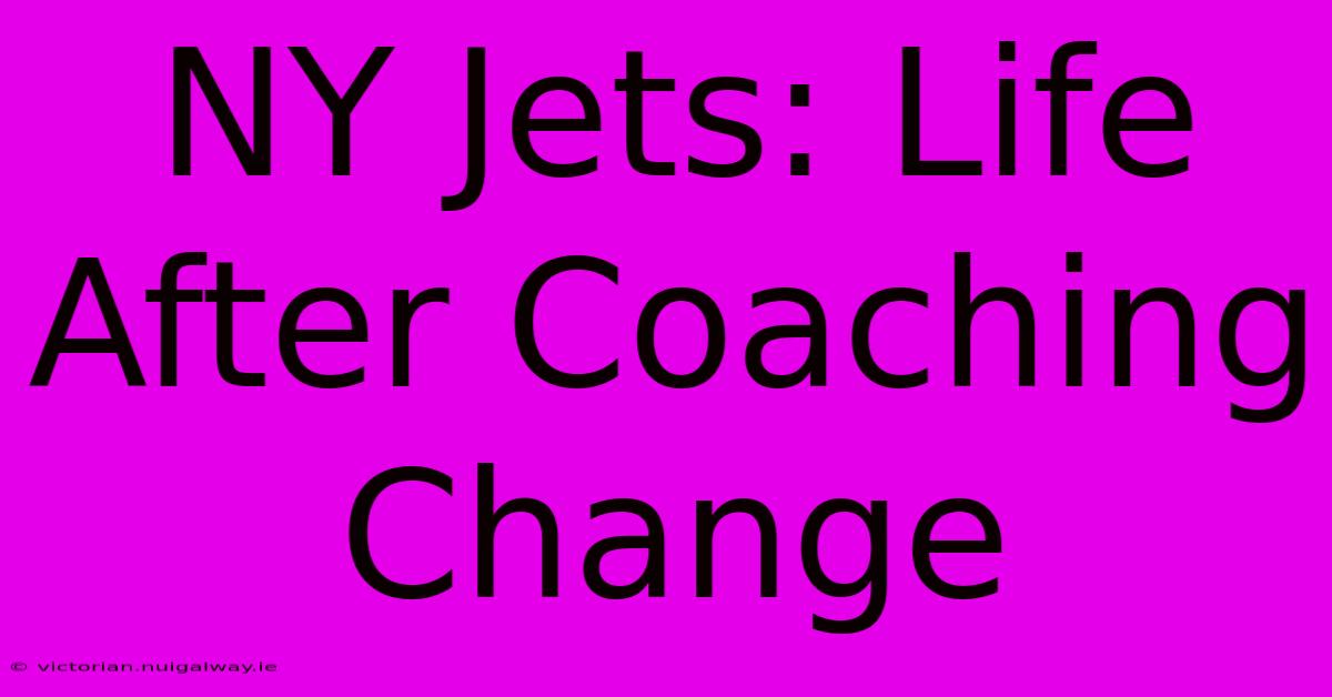 NY Jets: Life After Coaching Change