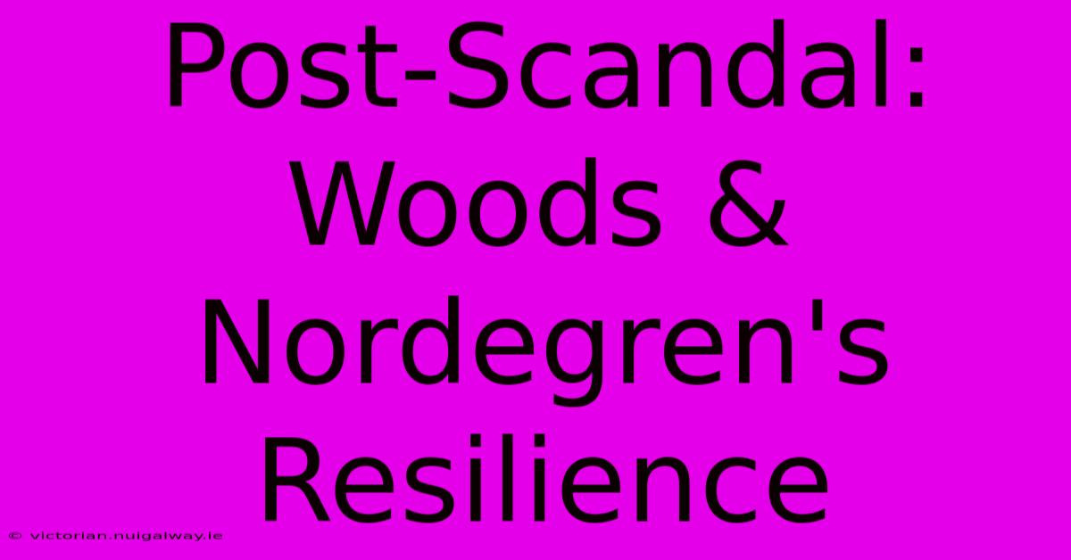 Post-Scandal: Woods & Nordegren's Resilience