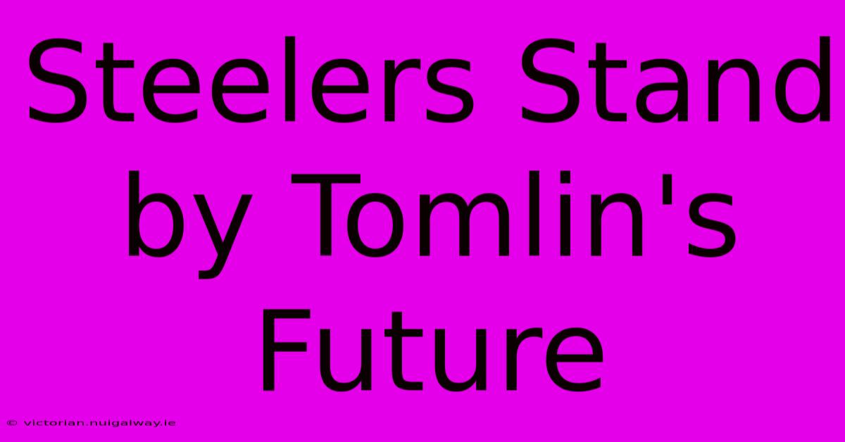 Steelers Stand By Tomlin's Future