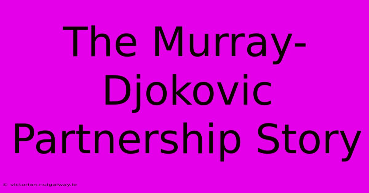 The Murray-Djokovic Partnership Story