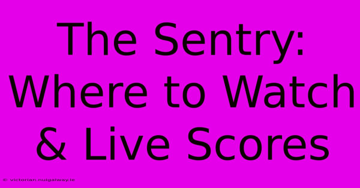 The Sentry: Where To Watch & Live Scores