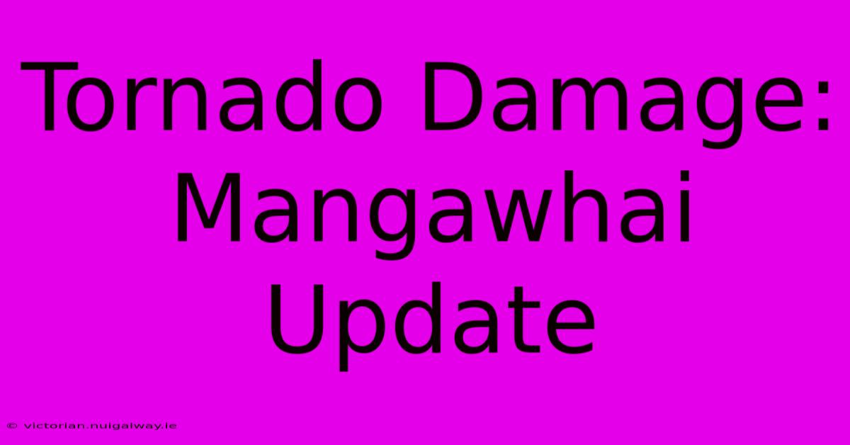 Tornado Damage: Mangawhai Update