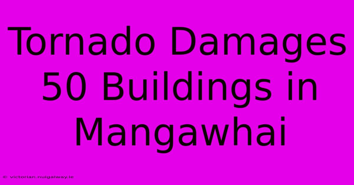 Tornado Damages 50 Buildings In Mangawhai